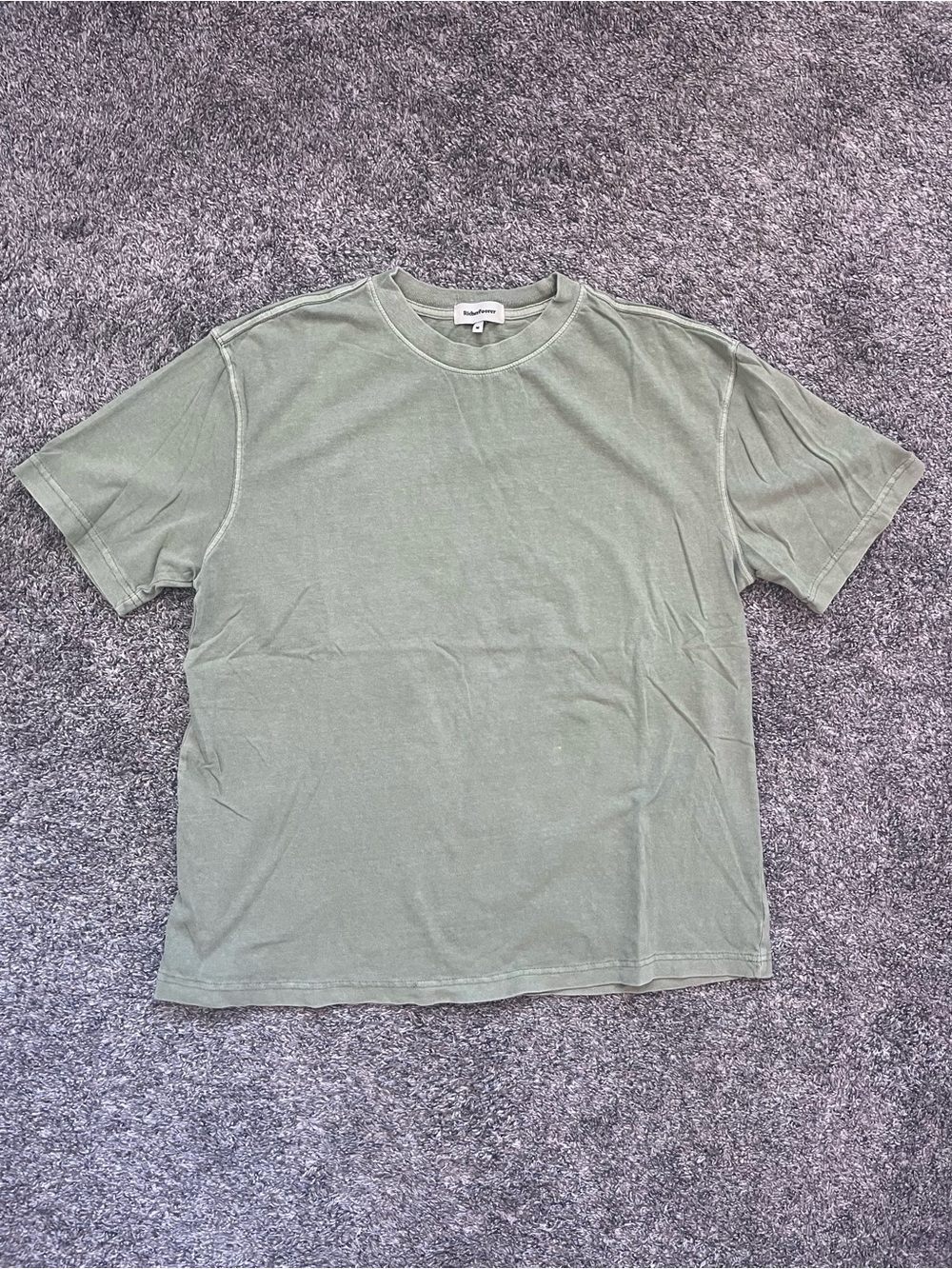 Richer Poorer Olive Green Short Sleeve Crew Tee